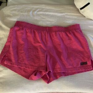 Pink Barbie shorts (used)